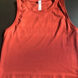 Lululemon Breeze by Muscle tank Crop